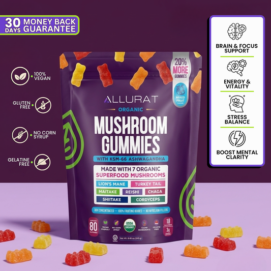 Mushroom + Ashwagandha Functional Gummies